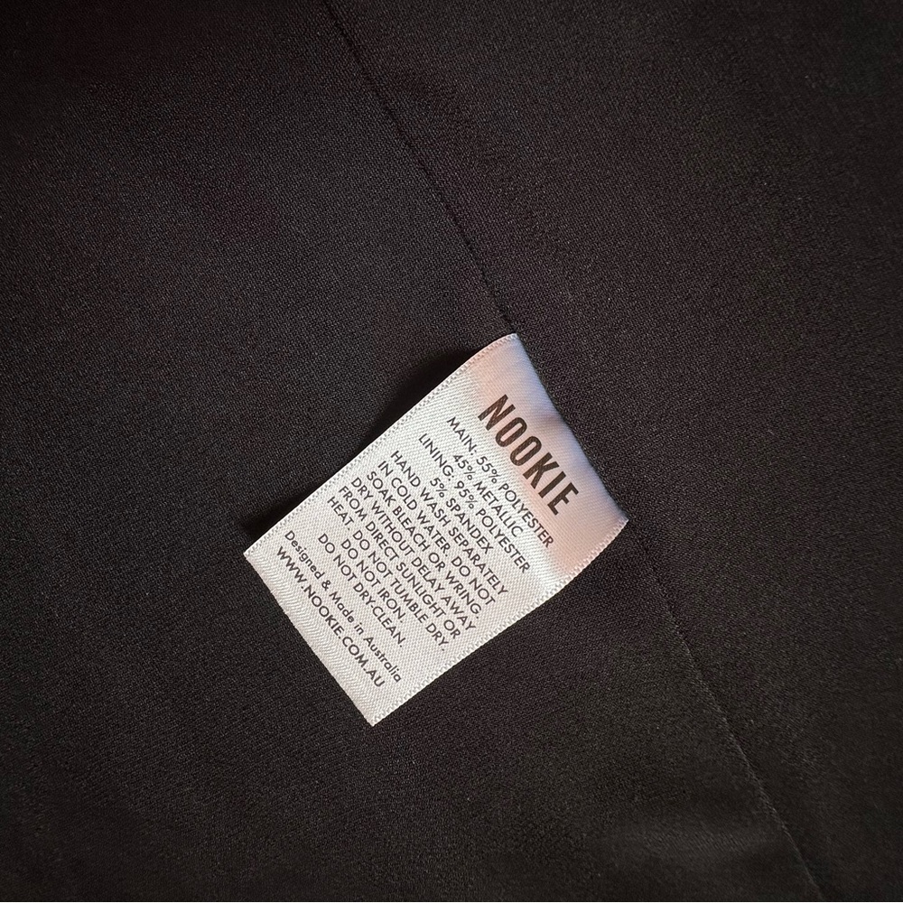 NWOT Nookie Alchemy skirt Rust High-Slits - Picture 8 of 12